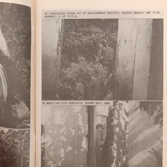 Rocco de Wet Grensvegter no 241 Afrikaans photo comic book