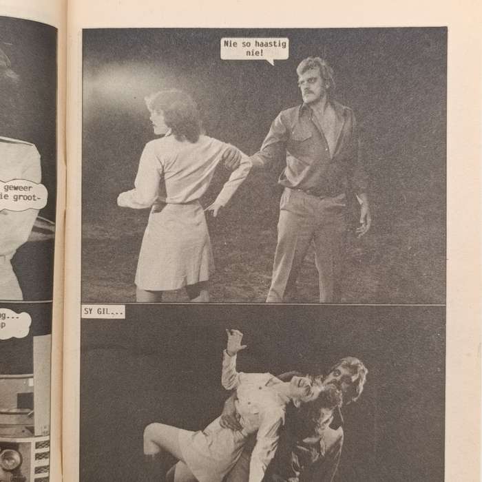 Die Wit Tier no 149 Afrikaans photo comic book