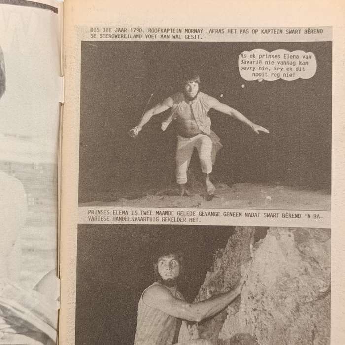 Die Wit Tier no 167 Afrikaans photo comic book
