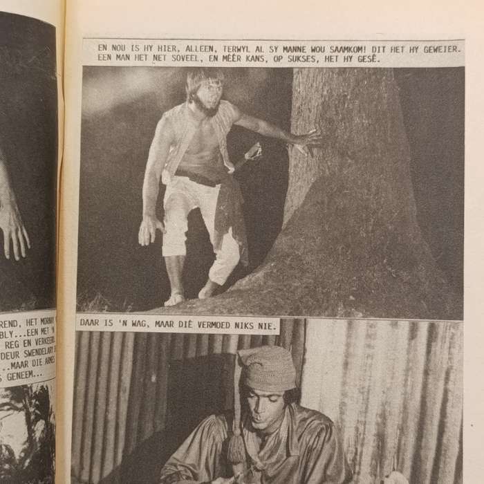 Die Wit Tier no 167 Afrikaans photo comic book