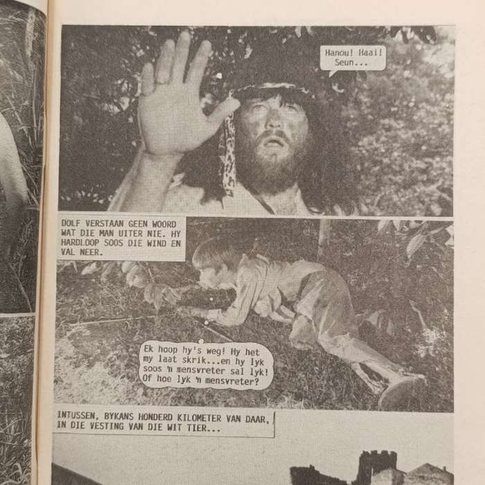 Die Wit Tier no 188 Afrikaans photo comic book
