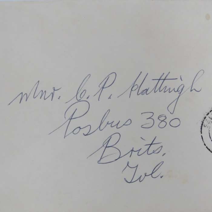 South Africa ITU centenary cover 17 May 1965 first day cover posted from Selection Park to Brits
