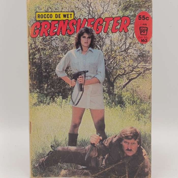 Rocco de Wet Grensvegter no 163 Afrikaans photo comic book