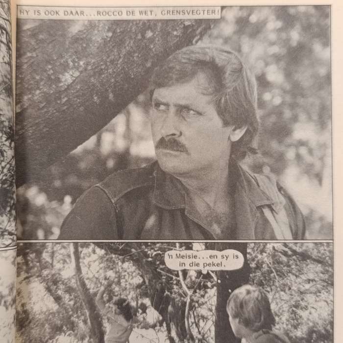 Rocco de Wet Grensvegter no 163 Afrikaans photo comic book