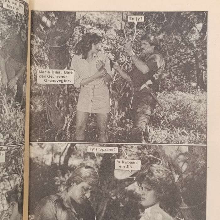 Rocco de Wet Grensvegter no 163 Afrikaans photo comic book