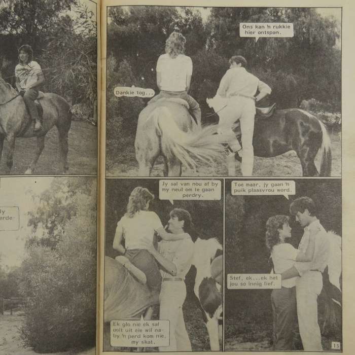 Eerste liefde no 123 Afrikaans photo comic book