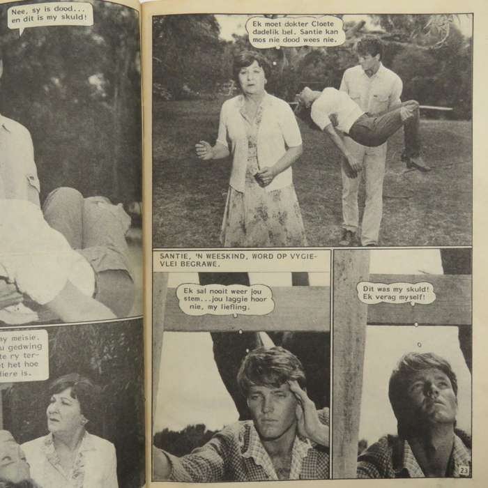 Eerste liefde no 123 Afrikaans photo comic book