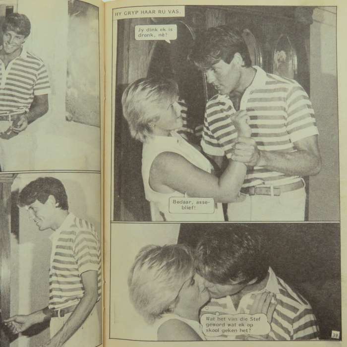 Eerste liefde no 123 Afrikaans photo comic book
