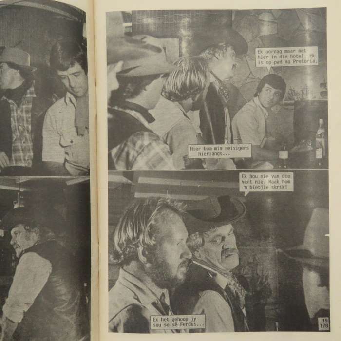 Die Swart Luiperd no 178 Afrikaans photo comic book
