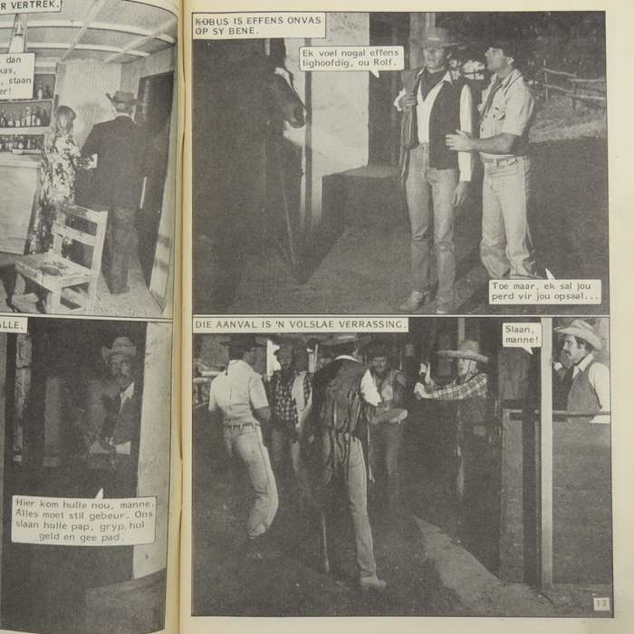 Die Swart Luiperd no 108 Afrikaans photo comic