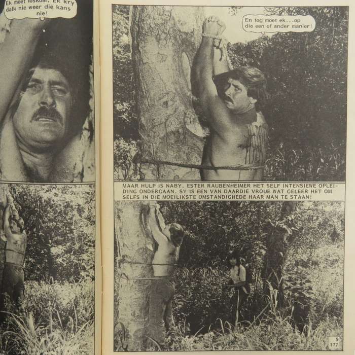 Rocco de Wet Grensvegter no 177 Afrikaans photo comic book