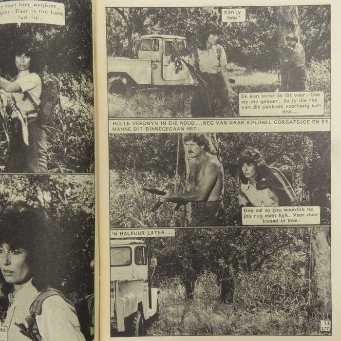 Rocco de Wet Grensvegter no 177 Afrikaans photo comic book