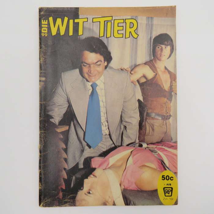 Die Wit Tier no 99 Afrikaans photo comic book