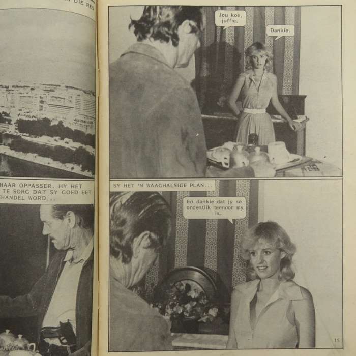Die Wit Tier no 99 Afrikaans photo comic book