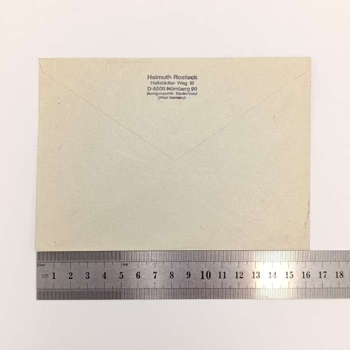 Postal cover posted from Nurnberg, Germany to Koes, South West Africa 28 - May 1990