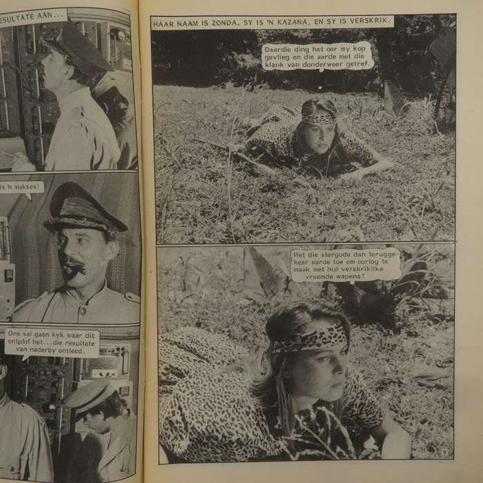 Die Wit Tier no 109 Afrikaans photo comic book