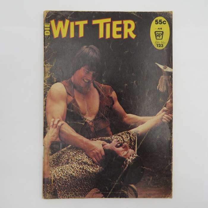 Die Wit Tier no 123 Afrikaans photo comic book