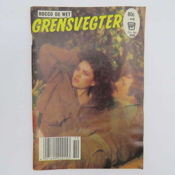 Rocco de Wet Grensvegter no 208 Afrikaans photo comic book