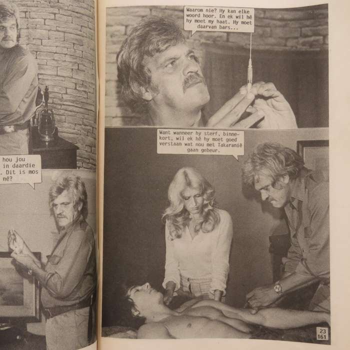 Die Wit Tier no 161 Afrikaans photo comic book