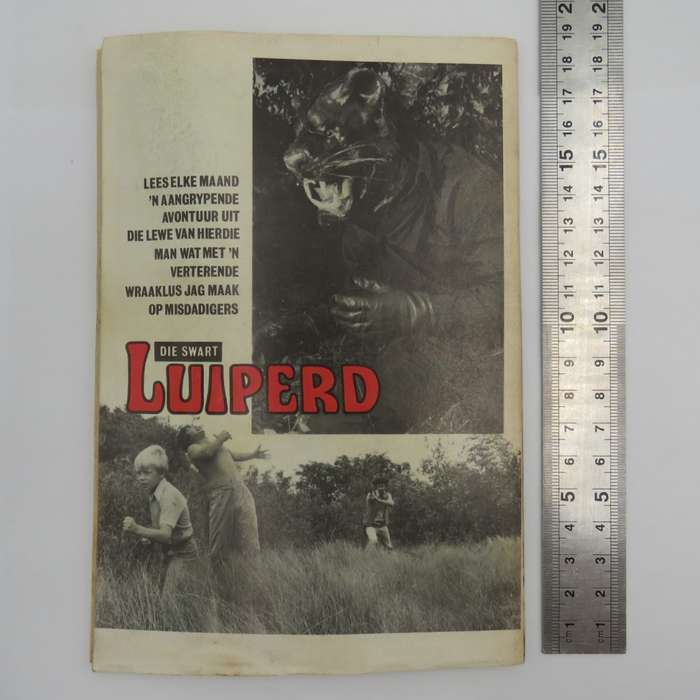 Die Wit Tier no 161 Afrikaans photo comic book