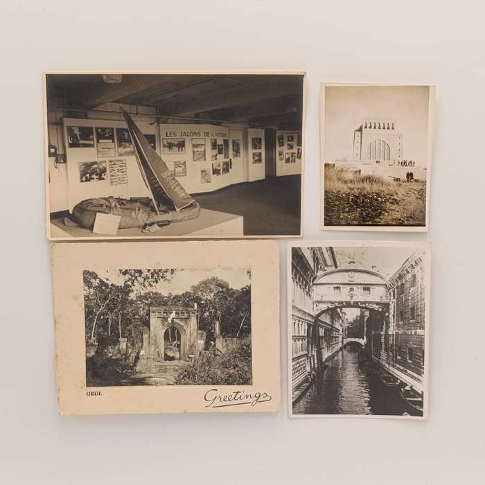 Lot of 42 old vintage and antique photos