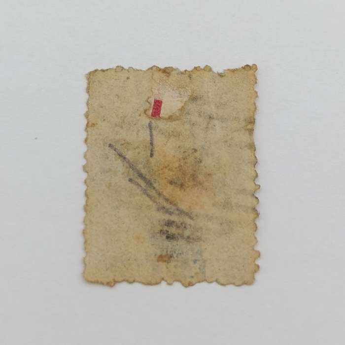 New Zealand 1871 six pence used stamp - SG 136