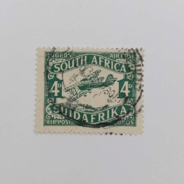 South Africa SACC 40,41 used - SA union airplane stamps