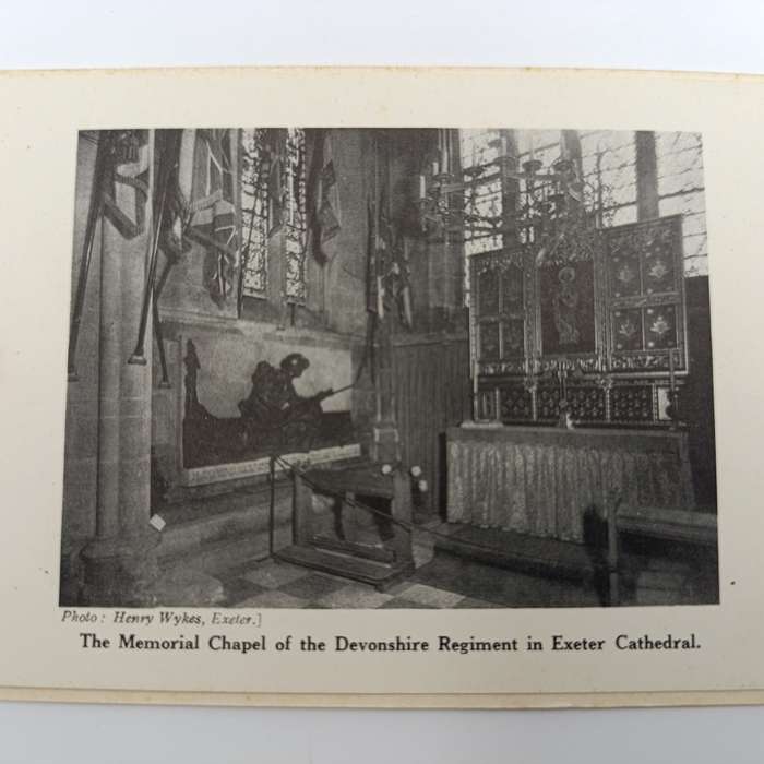 WW2 The Royal Devonshire Regiment depot Higher Barracks Exeter Greetings card