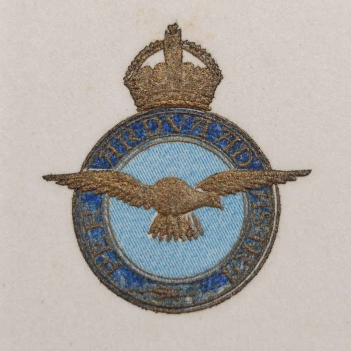 WW2 Royal Air Force Air Staff Air Ministry Greetings card
