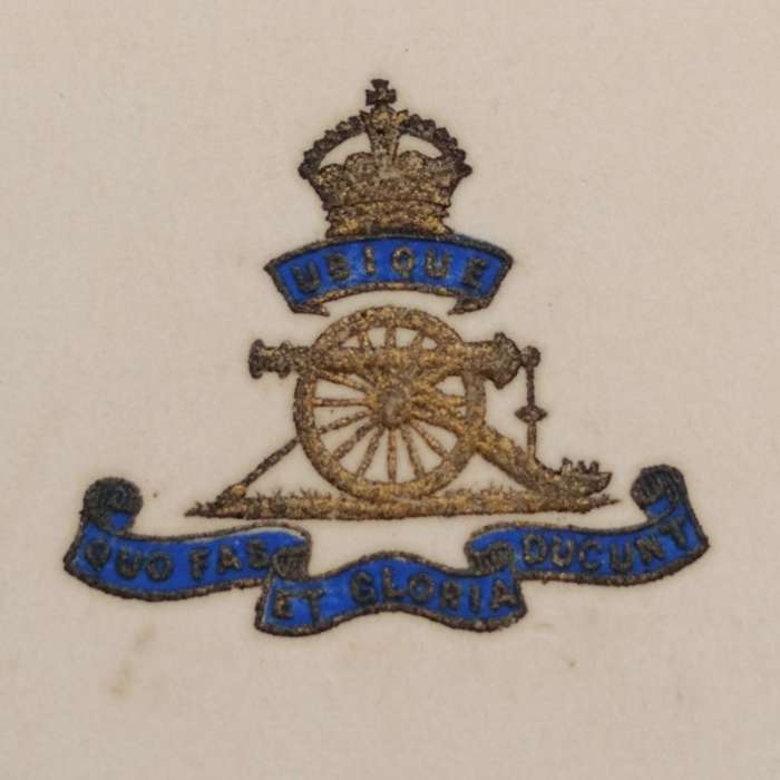 WW1 The Royal Artillery Christmas greetings card