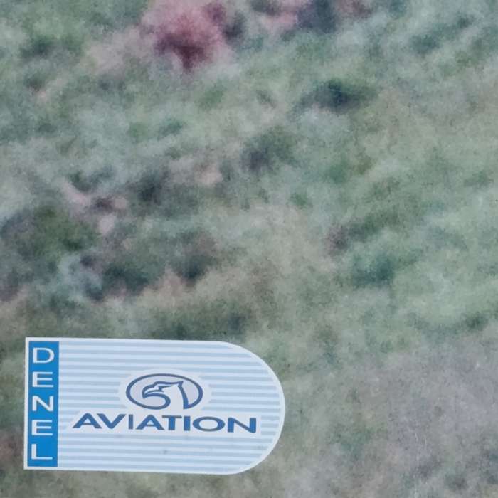 Denel Aviation SA Air Force Rooivalk Helicopter poster - signed by Test Flight Engineer in 2000