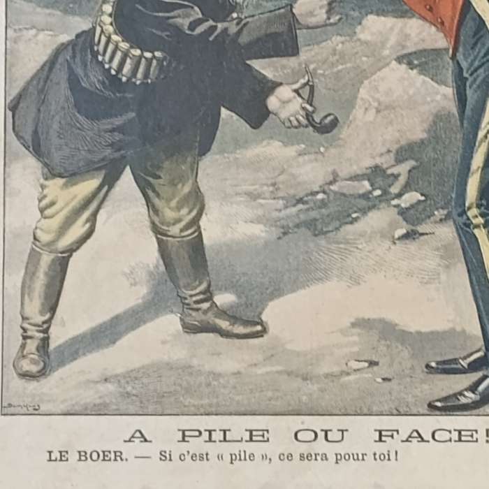 Le Petit Journal 24 December 1899 - A Pile OU Face