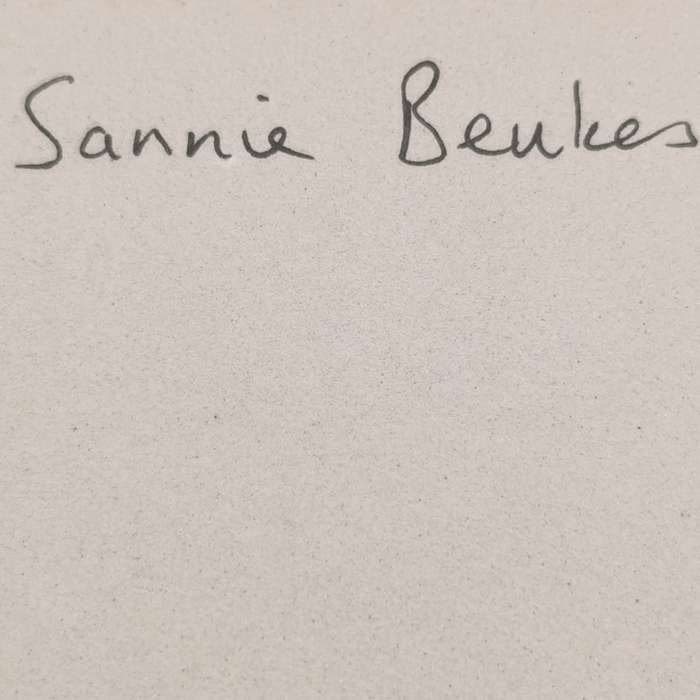Antique photo of Sannie Beukes -Bredasdorp