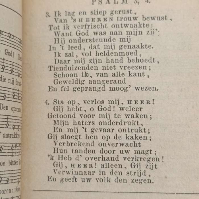 1885 Psalmen and Gezangen booklet