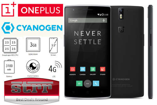 **ONEPLUS ONE**64GB**INVITE ONLY Edition**2.5GHZ Quad Core**3GB RAM**13M Camera**5.5" FHD IPS LCD