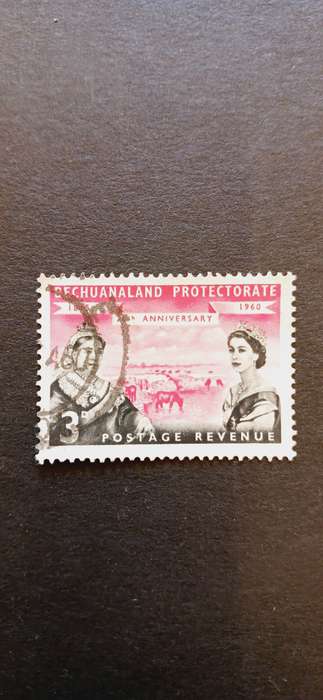 BECHUANALAND PROTECTORATE 1960 75TH ANNIV OF BECHUANALAND PROTECTORATE