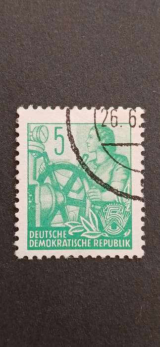 DDR 1953 DEFINITIVES-5 YEAR PLAN