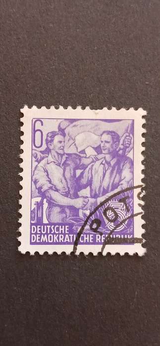 DDR 1953 DEFINITIVES-5 YEAR PLAN