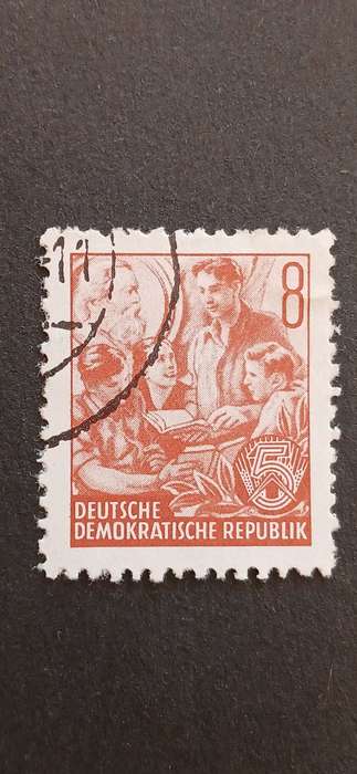 DDR 1953 DEFINITIVES-5 YEAR PLAN