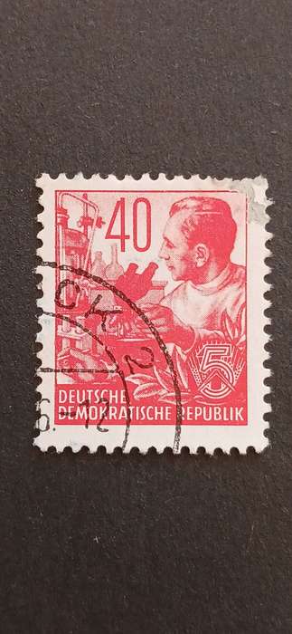 DDR 1953 DEFINITIVES-5 YEAR PLAN
