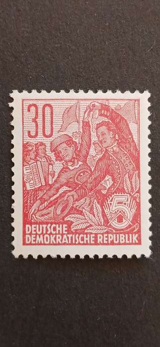 DDR 1953-56 DEFINITIVES-5 YEAR PLAN