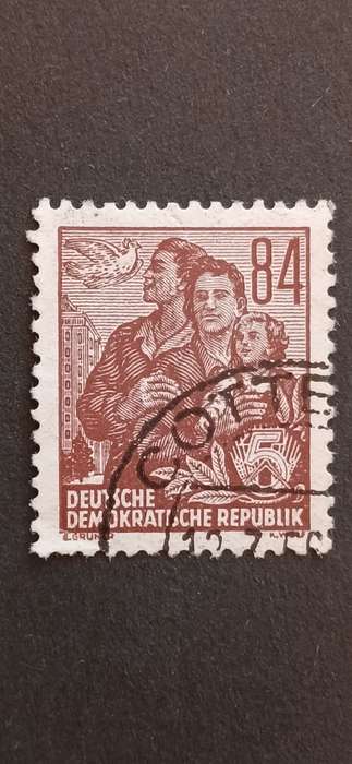 DDR 1953-56 DEFINITIVES-5 YEAR PLAN