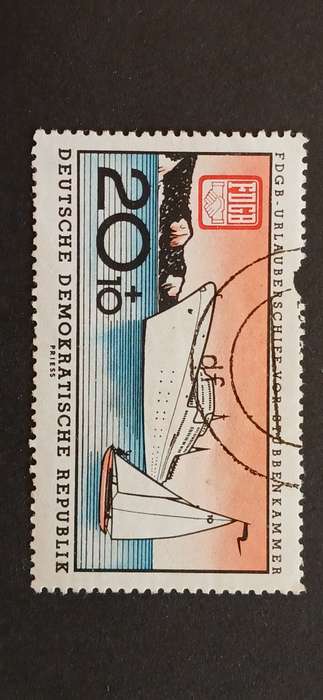 DDR 1960 THE HOLIDAY SHIP OF EAST GERMAN WORKERS