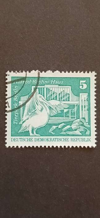 DDR 1973 BERLIN ZOO AND RATHAUSSTRASSE-LARGE EDITION