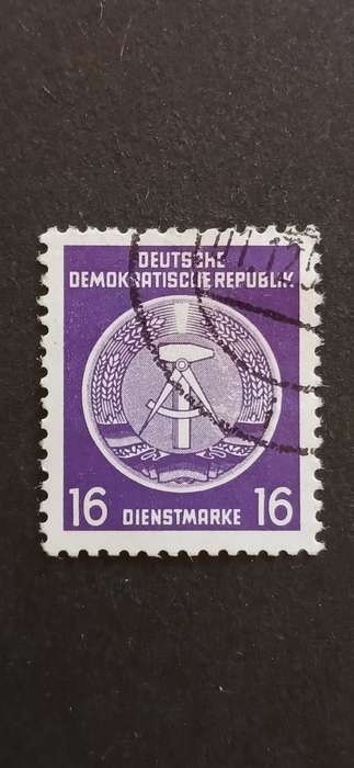 DDR 1954 COAT OF ARMS OFFICIAL STAMPS