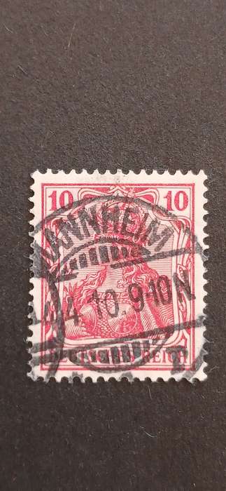 GERMAN EMPIRE 1902 GERMANIA-INSCRIPTION `DEUTSCHES REICH`