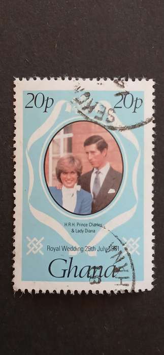 GHANA 1981 ROYAL WEDDING OF PR CHARLES AND LADY DIANA SPENCER