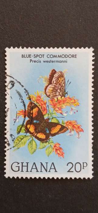 GHANA 1982 BUTTERFLIES