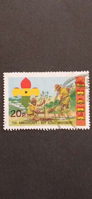 GHANA 1982 75TH ANNIV OF BOY SCOUT MOVEMENT
