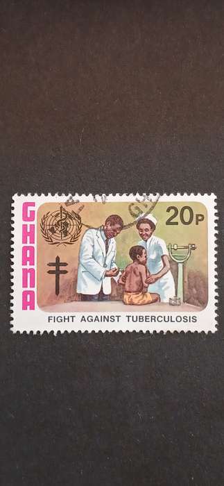 GHANA 1982 100TH ANNIV OF ROBERT KOCH`S DISCOVERY OF T.B.